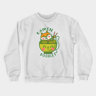 DOGGY RAMEN DOODLES Crewneck Sweatshirt